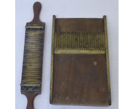 A Victorian brass and mahogany Pill Roller by S Maw & Son, London.