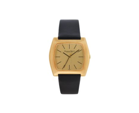A RARE MEN'S IWC 18K YELLOW MANUAL WRISTWATCH. VINTAGE.Brand: International Watch Co Movement: Manual, Cal. 403 Dial: Champag