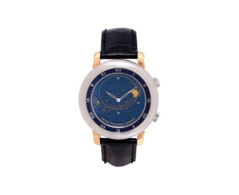 A LIMITED EDITION MEN'S PATEK PHILIPPE PLATINUM AND 18K ROSE GOLD AUTOMATIC WRISTWATCH. GRAND COMPLICATION CELESTIAL.Brand: P