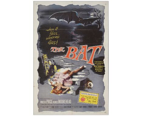 THE BATOne Sheet (27" x 41")Very Fine- Folded Allied Artists, 1959The poster has fold wear with a split in a horizontal fold.