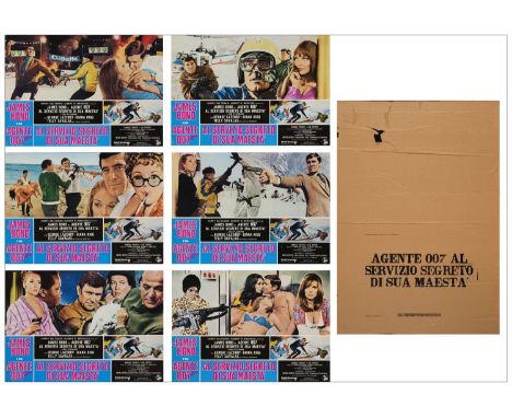 JAMES BOND: ON HER MAJESTY'S SECRET SERVICEPhotobustas (6) (18" x 26.25")Fine+ Rolled United Artists, 1969The photobustas hav