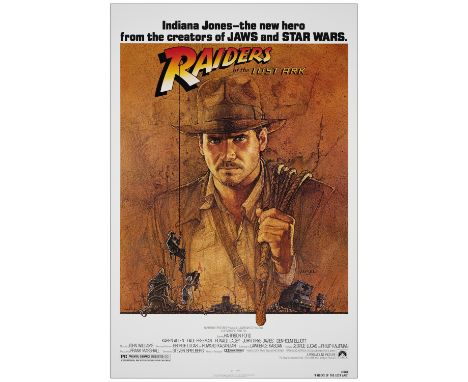 INDIANA JONES AND THE RAIDERS OF THE LOST ARKOne Sheet (27" x 41"); Howard Kazanjian CollectionNear Mint Rolled; Artwork by R