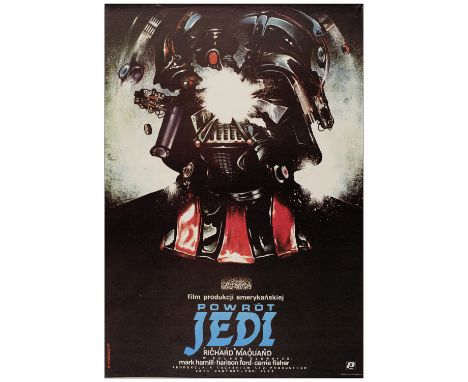 STAR WARS: RETURN OF THE JEDIFull Bleed Polish (26.5" x 38" ); Vader StyleFine+ Rolled; Artwork by Witold Dybowski 20th Centu