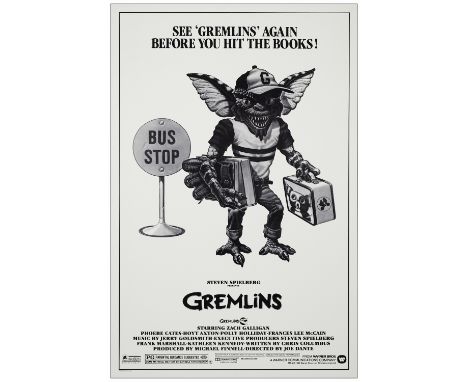 GREMLINSOne Sheet (27" x 41"); School StyleVery Fine+ Rolled Warner Bros., 1984This is a very unusual and scarce poster. This