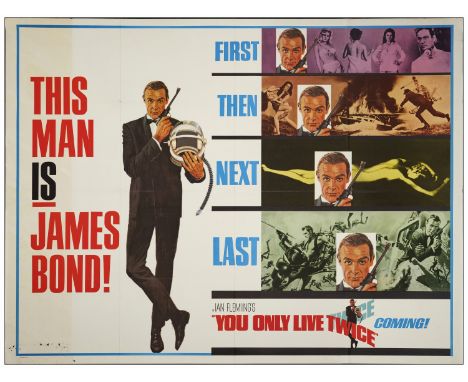 JAMES BOND: YOU ONLY LIVE TWICESubway (45" x 59"); AdvanceFine+ Folded; Artwork by Frank McCarthy &amp; Robert McGinnis Unite