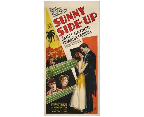 SUNNY SIDE UPThree Sheet (41" x 81")Fine on Linen Fox , 1929Billed as the screen's first all-talking, singing, dancing, and m