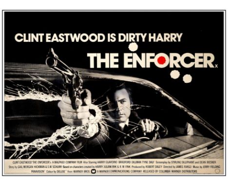THE ENFORCERBritish Quad (30" x 40")Fine+ on Linen Warner Bros., 1976This British quad has been linen-backed and has slightly
