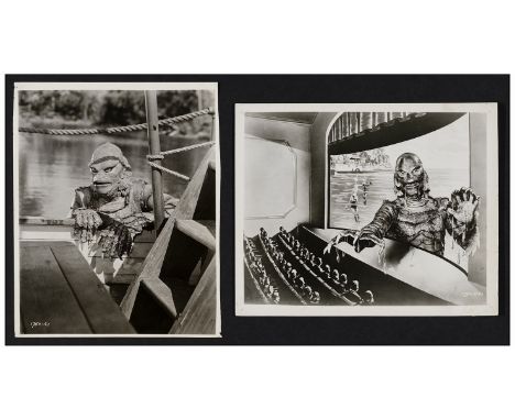 CREATURE FROM THE BLACK LAGOONVintage Promotional Photos (2) (8" x 10")Fine Universal, 1954Vintage original 8" x 10â€³  black