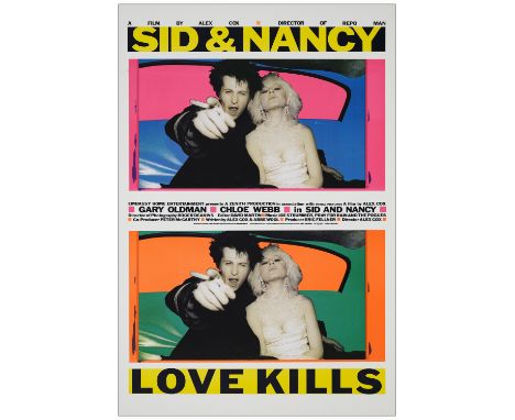 SID &amp; NANCYBritish One Sheet (27" x 40")Near Mint Rolled Embassy, 1986This poster is clean and in near-mint condition.Sid