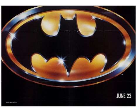 BATMANSubway (59" x 44.5")Near Mint Folded; Artwork by Bill Garland Warner Bros., 1989This is a very scarce format for the Ti