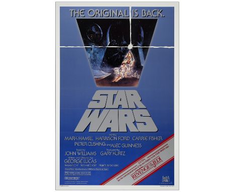 STAR WARS: A NEW HOPEOne Sheet (27" x 41"); "Revenge" SnipeNear Mint Rolled; Artwork by Tom Jung 20th Century Fox, R-1982A cl