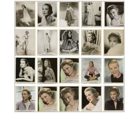 GRACE KELLY(20) Promotional Photos; (8) Color and (12) B&amp;W. (8" x 10")Very Fine Paramount, 1950sEight color photos and 12