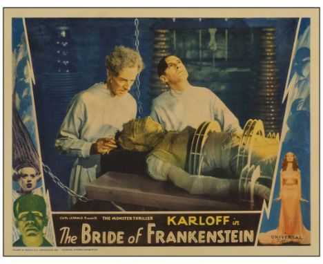 THE BRIDE OF FRANKENSTEINLobby Card (11" x 14")Fine+ Universal, 1935This lobby card has touch-ups to the edge of the image an