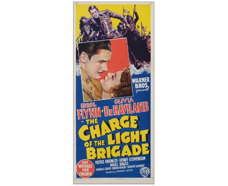 THE CHARGE OF THE LIGHT BRIGADEAustralian Daybill (13" x 30" ); Post-War ReleaseVery Fine- Folded Columbia , R-1940sThere is 