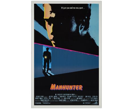 MANHUNTEROne Sheet (27" x 41")Fine+ Rolled DeLaurentiis , 1986This sheet has scattered crimping, general edge wear, and a cre