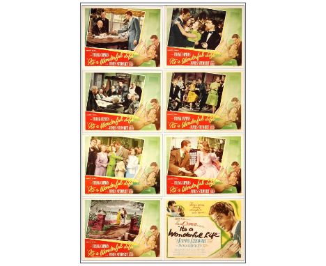 IT'S A WONDERFUL LIFELobby Card Set of (8) (11" x 14")Fine- RKO, 1946Finding posters for this holiday cult classic is challen