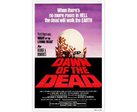 DAWN OF THE DEADOne Sheet (27" x 41")Near Mint Folded; Artwork by Lanny Powers United Film Distribution, 1978A poster in near