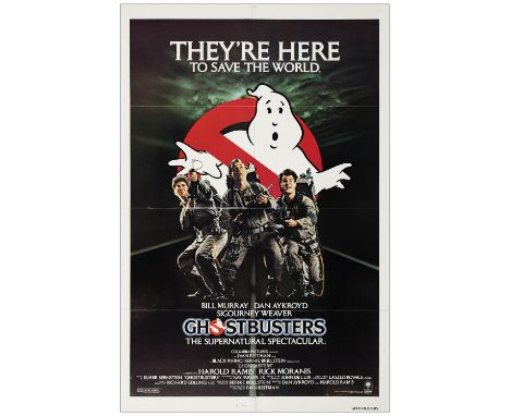 GHOSTBUSTERSOne Sheet (27" x 41")Mint Folded Columbia, 1984With little to no wear from handling, this poster is in mint condi