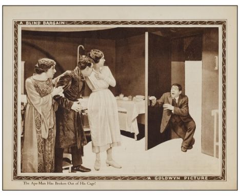 A BLIND BARGAINLobby Card (11" x 14")Very Fine Goldwyn, 1922There are a few repaired pinholes around the border, but this car