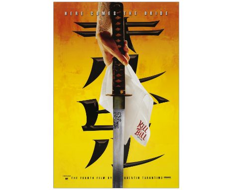 KILL BILL: VOL. 1One Sheet  (27" x 41"); MylarNear Mint  Rolled Miramax, 2003Near mint condition with mylar sword. Kill Bill 