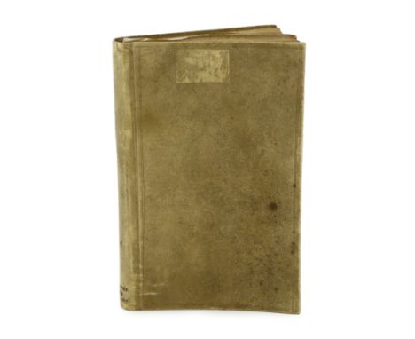 °&nbsp;Journal of Emily Eden (1797-1869), novelist and traveller; 1 January - 29 March 1828Paper book with marbled edges in a