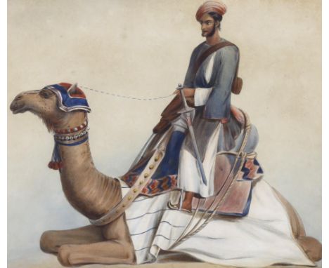 Lowes-Dickinson, after Emily Eden (1797-1869) - a hand-coloured lithograph - ‘’A Shootr-Suwar’’. Plate 20 from ‘’Portraits of