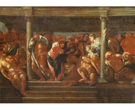 Attributed to Valentin Lefèvre (Flemish 1637-1677) after Jacopo Robusti called Tintoretto (Italian, 1518-1594) Piscina Probat