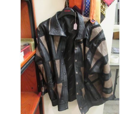 A vintage design Yves Saint Lauren leather jacket&nbsp; size unknown&nbsp; 