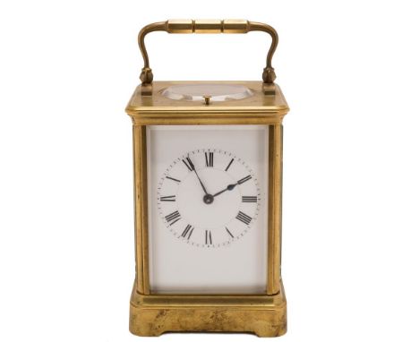 Henri Jacot, Paris, a five-minute repeating carriage clock: the eight-day duration movement having a platform lever escapemen