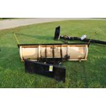 7 1/2" snowplow for skidloader, hyd tilt