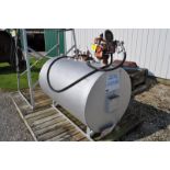 300 gal skid fuel tank w/ 110 volt pump