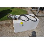 100 gal steel fuel transfer tank with GPI 12 volt pump