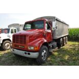 1994 International 8100 grain truck, Cummins L-10, 9 spd, 225” WB, tandem axle w/ steerable