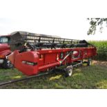 30’ Case IH 3020 grain platform, TerraFlex, full finger auger, single point hook up, hyd fore/aft