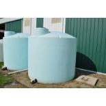 2500 flat bottom poly tank