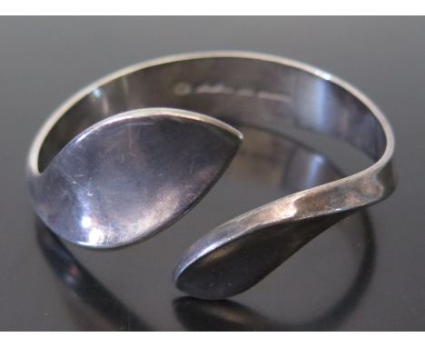 A Georg Jensen Danish Silver Bangle