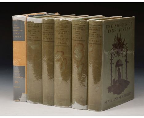 AUSTEN, Jane, The Novels of Jane Austen based on Collection of R. W. Chapman. Oxford. 1946. 3rd edn. 5 vols. in d/ws. vol. 6 