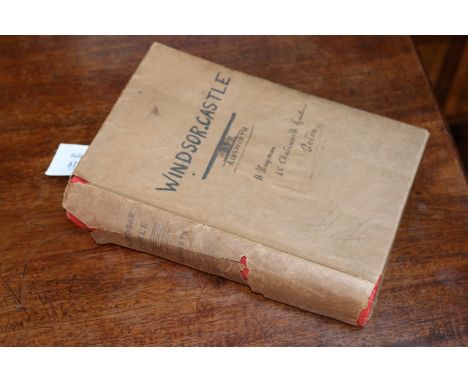 AINSWORTH, William Harrison, Windsor Castle An Historical Romance. Ill. Cruikshank & Johannot. Routledge, nd.  Plts. as liste