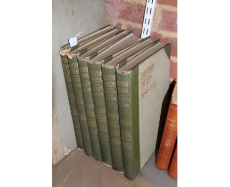 FROHAWK, E.W. (ill.) British Birds with Their Nests and Eggs. Brumby & Clarke, nd. Fo. 6 vols. 1/2 bds. light foxing. 