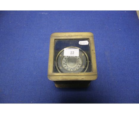 COMPASS IN A BRASS CASE 