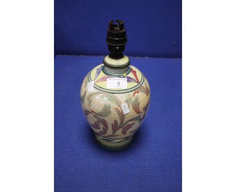 GLYN COLLEGE HAND PAINTED LAMP BASE