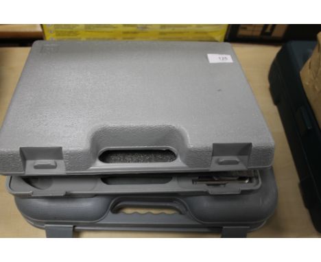 CASED PLUMBERS TOOL KIT TOGETHER WITH A GENERAL CASED TOOL KIT 