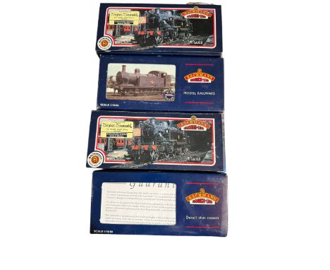 Four Bachmann Branch Line ‘00’ gauge locomotives, comprising 31450B BR Class 2MT Ivatt Tank Push Pull locomotive no. 41281 in