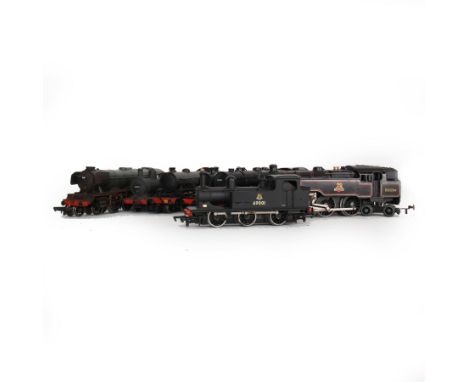Thirteen '00' gauge steam locomotives and six tenders, by various makers including Bachmann, Mainline and Hornby, all unboxed