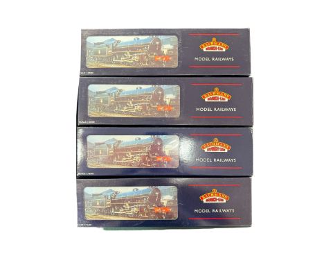 Four Bachmann Branch Line ‘00’ gauge locomotives, comprising three 31710 Thompson Class B1 4-6-0 locomotives, one with standa