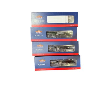 Four Bachmann '00' gauge locomotives, to include 31528 Class A2 4-6-2 re-worked as Sugar Palm locomotive no. 60526, two 31146