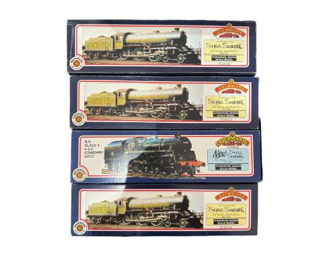 Four Bachmann Branch Line ‘00’ gauge locomotives, comprising three Thompson B1 Class 4-6-0 examples, 31701A no. 61399 in BR l