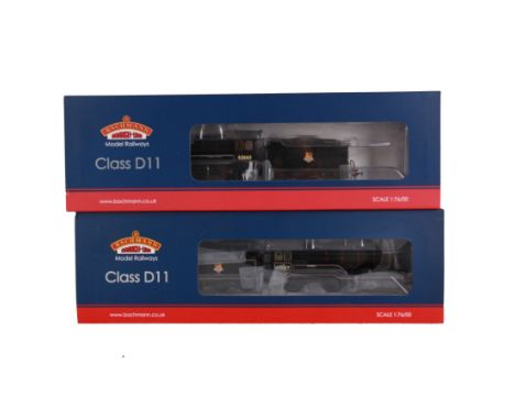 Two Bachmann Branch Line '00' gauge Class D11 4-4-0 locomotives, comprising 31146 Prince Albert no. 62663 in BR black with ea