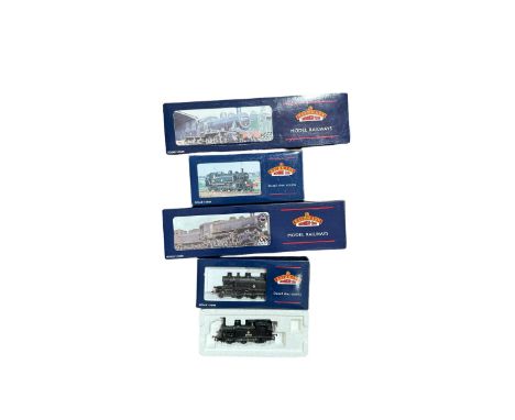 Five Bachmann Branch Line ‘00’ gauge locomotives, comprising 31450E Ivatt Class 2MT 2-6-2T no. 41273 in BR lined black livery
