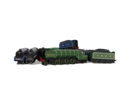 Nine '00' gauge steam locomotives and eight tenders, by various makers including Bachmann and Hornby etc, all unboxed